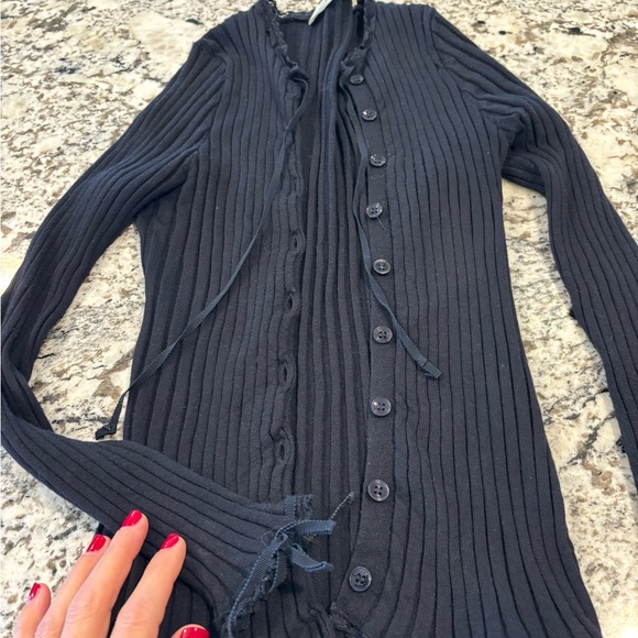 DOEN Demi Cardigan/ Navy/ S Merino wool - Picture 5 of 9